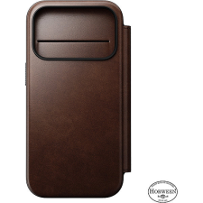 Nomad Modern Leather Folio Rustic Brown (Horween) iPhone 17 Pro tok és táska