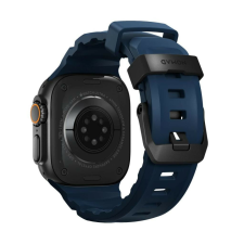 Nomad Rocky Point szíj Apple Watch-hoz - Fekete/Atlanti, 42/44/45/49mm okosóra kellék
