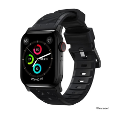 Nomad Rugged Apple Watch 42/44/45/49mm szíj, fekete okosóra kellék