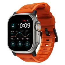Nomad rugged strap, orange/black - apple watch ultra (49mm) 8/7 (45mm)/6/se/5/4 (44mm)/3/2/1 (42mm) nm01217985 okosóra kellék