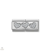Nomination "3 szív" dupla charm - 330732-02