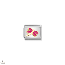 Nomination &quot;Fukszia rózsaszín szitakötő&quot; charm - 030285-57 egyéb ékszer