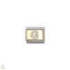Nomination "G" betű charm - 030291-07