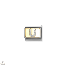 Nomination &quot;Glitter U betű&quot; charm - 030291-21 medál