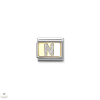 Nomination "Glitteres N betű" charm - 030291-14