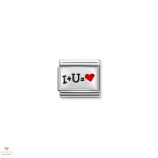 Nomination &quot;I + U = Love&quot; charm - 330208-51 egyéb ékszer