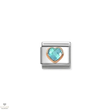 Nomination "Kék szív" charm - 430607-006 medál