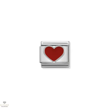Nomination "Piros szív" charm - 330202-17 medál