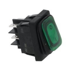 Non branding BIPOLAR KAPCSOLÓ ZÖLD 16A 250V beépíthető gépek kiegészítői