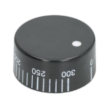 Non branding Fekete gomb ø 40 mm 0-300°C beépíthető gépek kiegészítői