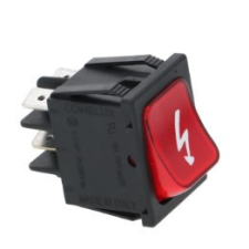 Non branding PIROS BIPOLÁRIS KAPCSOLÓ 16A 250V beépíthető gépek kiegészítői