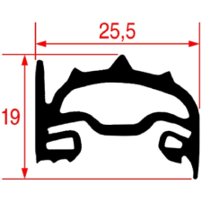 Non branding Tömítés sütőajtóhoz 690x480 mm beépíthető gépek kiegészítői
