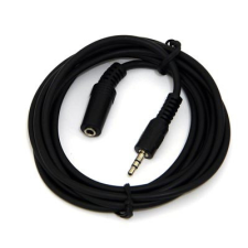 Noname 3,5 jack audio hosszabbító 2m kábel és adapter