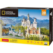 Noname CUBICFUN 3D puzzle játék 121 darabos National Geographic Neuschwanstein kastély (306-DS0990H) puzzle, kirakós
