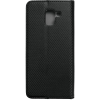Noname EazyCase PT-4936 S-BOOK Samsung J6 2018 fekete oldalra nyíló bőr flip tok (FO-MA-SA-J600F-BK)
