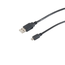 Noname USB A - microUSB cable 0,6m Black (148764CM) kábel és adapter