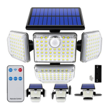 Nonbrand 171 LED-es szürkület- és mozgásérzékelős, kültéri szolár lámpa (BBV) kültéri világítás