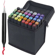 Nonbrand 60 Db-os Professzionális Kéthegyű Filctoll Készlet Rajzoláshoz És Szövegkiemeléshez filctoll, marker