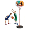 Nonbrand Állványos kosárlabda palánk hálóval, gyerekeknek, kül- és beltérre, 80-200 cm magasság, többszínű