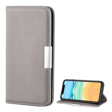 Nonbrand APPLE iPhone 12 mini, WALLET notesz mobiltok, Szürke tok és táska