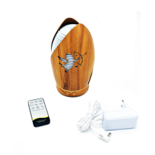 Nonbrand Aromaterápiás párologtató, illatosító, Cupido mintával, 100ml kapacitással, világosbarna gyógyászati segédeszköz