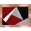 Nonbrand Barcelona 198 piros-fekete geometriai mintás szőnyeg 200x280 cm
