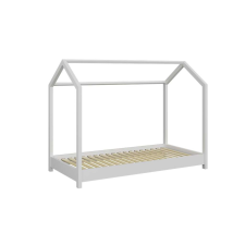 Nonbrand Bella fehér ágy fiók nélkül, matrac nélkül 200/90 gyermekágy