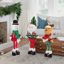 Nonbrand Delight deco Karácsonyi manó textíl figura - rénszarvas - 58758C karácsonyi dekoráció