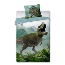Nonbrand Dinoszaurusz ágyneműhuzat t-rex forest 140x200cm 70x90cm lakástextília