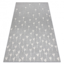 Nonbrand Fonott sizal flat szőnyeg 48779/637 szürke krém 140x200 cm lakástextília