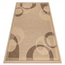 Nonbrand Fonott sizal floorlux szőnyeg 20078 mais / coffee 60x110 cm lakástextília