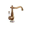 Nonbrand Fürdőszoba mosogató csaptelep, Blackswan, M334 típus, rövid modell antikolt bronz kerámiával, méret 23 cm