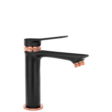 Nonbrand Fürdőszobai csaptelep Rea Viral Low Black Rose Gold csaptelep