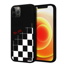 Nonbrand Graffiti iPhone 12 Pro Szilikon Tok - Sakktábla tok és táska