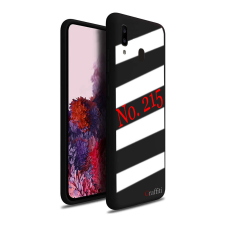 Nonbrand Graffiti Samsung Galaxy A40 Szilikon Tok - Fehér-Fekete Csíkos tok és táska