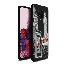Nonbrand Graffiti Xiaomi Redmi Note 9S Szilikon Tok - London tok és táska