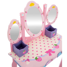 Nonbrand Gyermek fésülködő asztal - Princess - rózsaszín szépségszalon