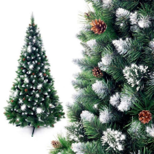 Nonbrand Havas 3D Prémium Műfenyő, Karácsonyfa tobozzal talpal 250 cm műfenyő