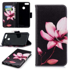 Nonbrand HUAWEI Y9 (2018), Enjoy 8 Plus, Notesz mobiltok, Virág mintás tok és táska
