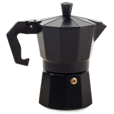 Nonbrand Kávéfőző 3 adagos 150ml alumínium, Fekete kávéfőző