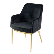 Nonbrand KL Nolan prémium étkezőszék fekete színben bútor