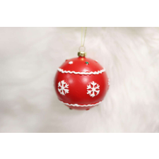 Nonbrand Klasszik felfüggeszthető karácsonyi gömb 8cm karácsonyfadísz