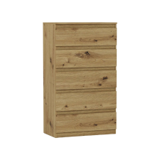 Nonbrand Komód 5 fiókos - R5 - artisan tölgy bútor