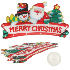 Nonbrand LED karácsonyi függőlámpák Merry Christmas dekoráció 45cm karácsonyi dekoráció