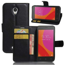 Nonbrand Lenovo A Plus (A1010), WALLET notesz mobiltok, Fekete tok és táska