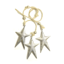 Nonbrand Line fém csillagos girland – 75 cm karácsonyfadísz