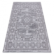 Nonbrand Loft Szizál Szőnyeg - 120x170 cm - Szürke/Ezüst/Elefántcsont lakástextília