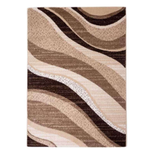 Nonbrand Madrid C191B_FMA67 karamell modern hullám mintás szőnyeg 160x230 cm lakástextília