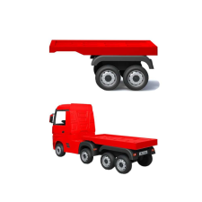 Nonbrand Mercedes actros Félpótkocsi Piros 7709 elektromos járgány