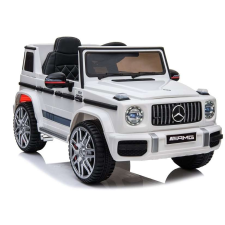 Nonbrand Mercedes G63 AMG 12V elektromos kisautó fehér 3871 elektromos járgány